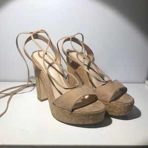 Tie Up Platform Sandals